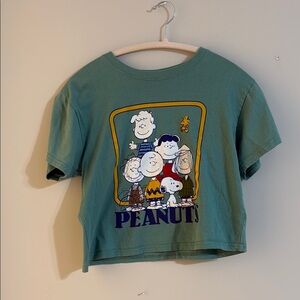 Peanuts Kids Green T-Shirt